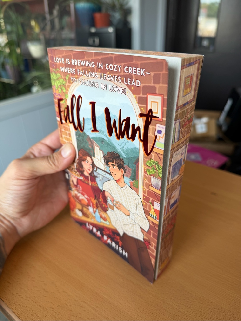 Fall I Want by Lyra Parish Book with Sprayed Edges